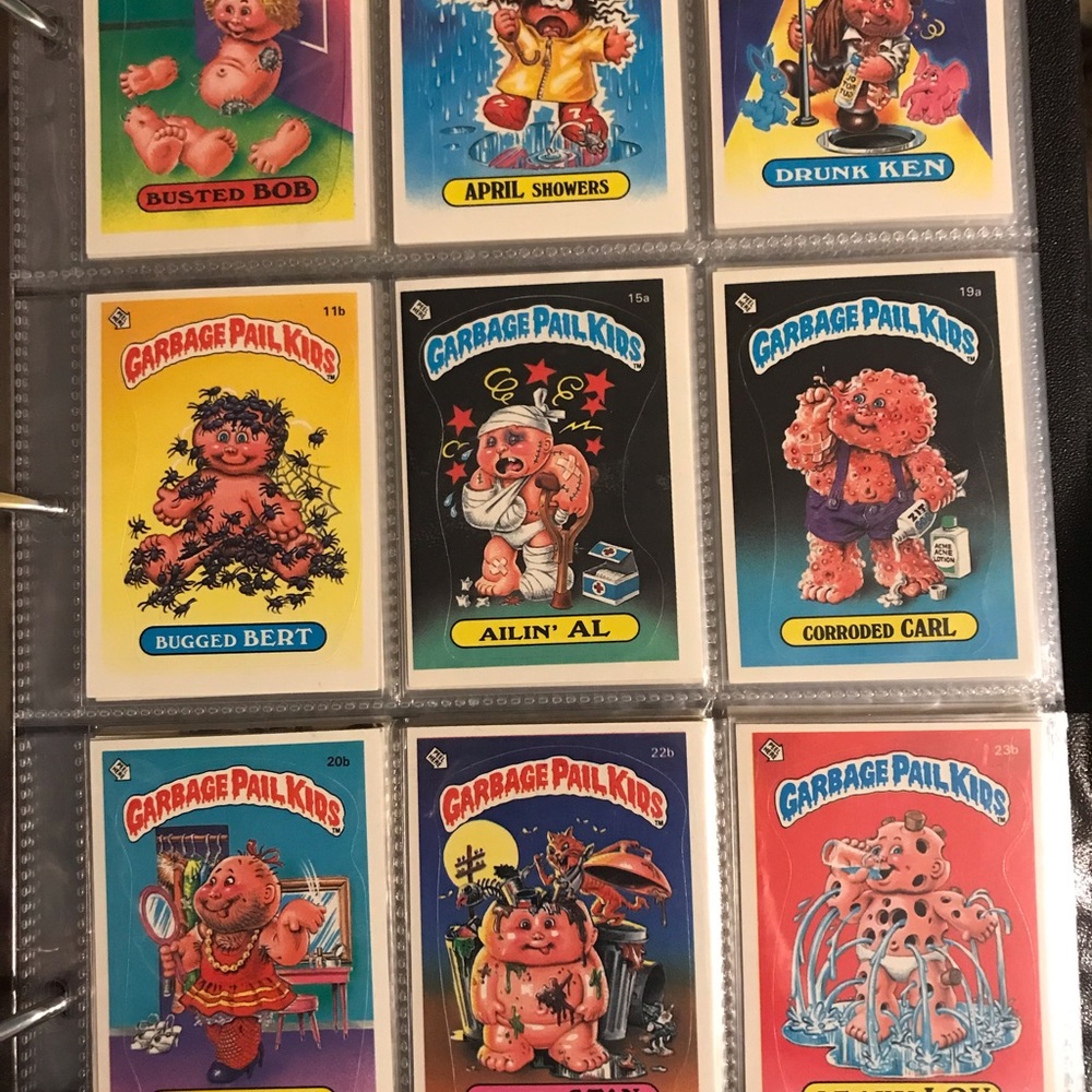 Garbage Pail Kids Trading Cards Collection